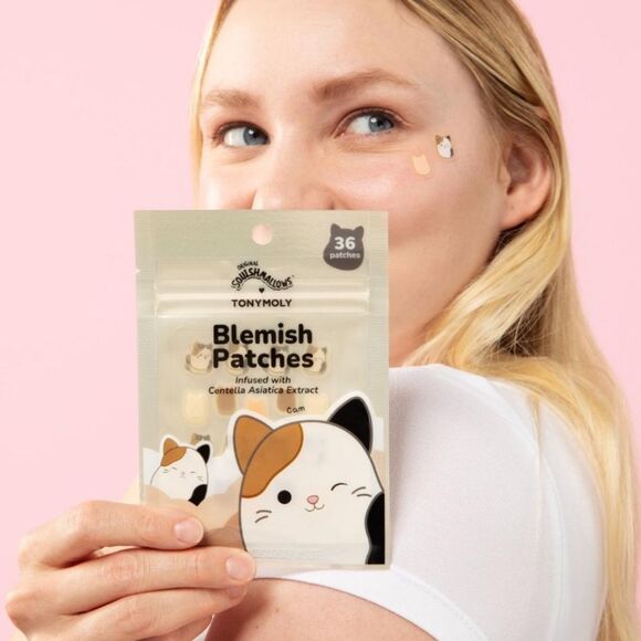 TONYMOLY Squishmallows Cam Blemish Patches, Self Care Sheet Masks & Fanny Pack - Picture 9 of 17